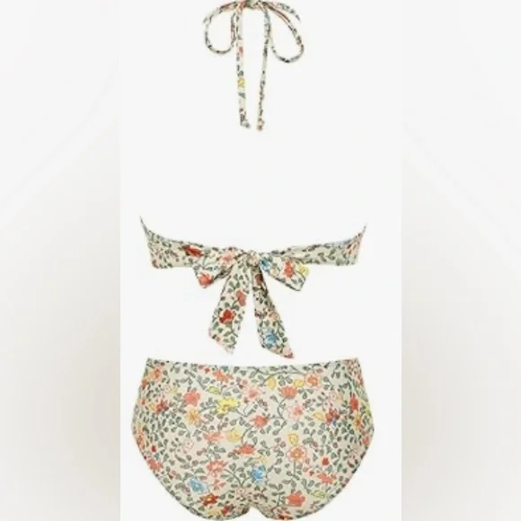 AI'MAGE Bikini Bandeau Swimswear with Removable Shoulder Straps/size: M - Picture 5 of 13